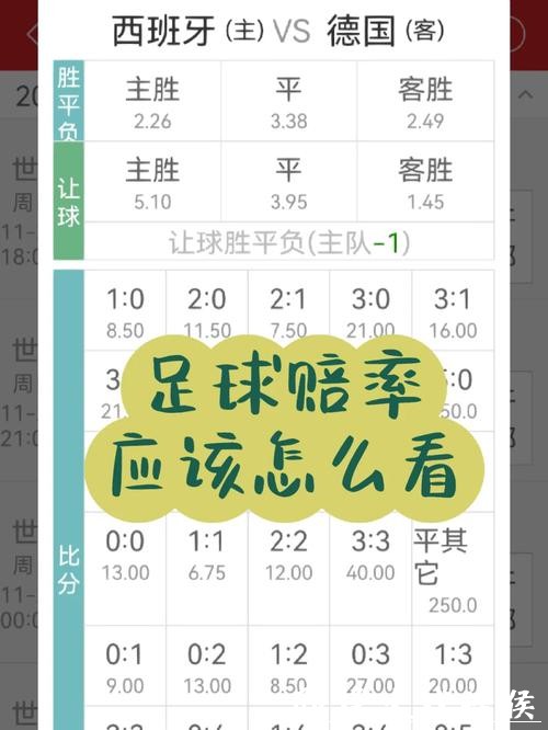 世界杯竞猜平台的赔率怎么算?详细讲解 世界杯竞猜平台的赔率怎么算?详细讲解